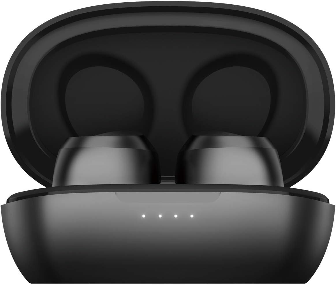 Au-Stream Hybrid Bluetooth True Wireless Hybrid Active Noise Cancelling Earbuds with Touch Controls, Wireless Charging Case, and Premium Dynamic Drivers, Gray image 3